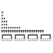 Brackets, devices, and injectors